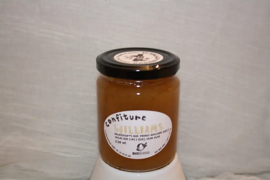 Confiture de poires williams (230 ml)