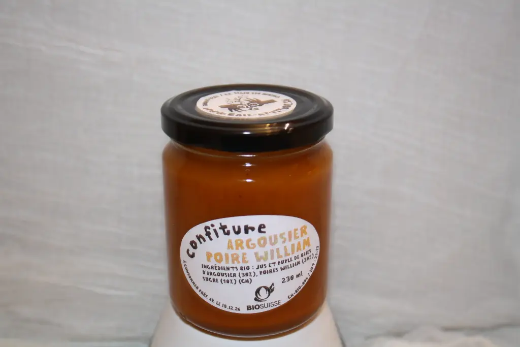 Confiture de poires-argousier (230 ml) 