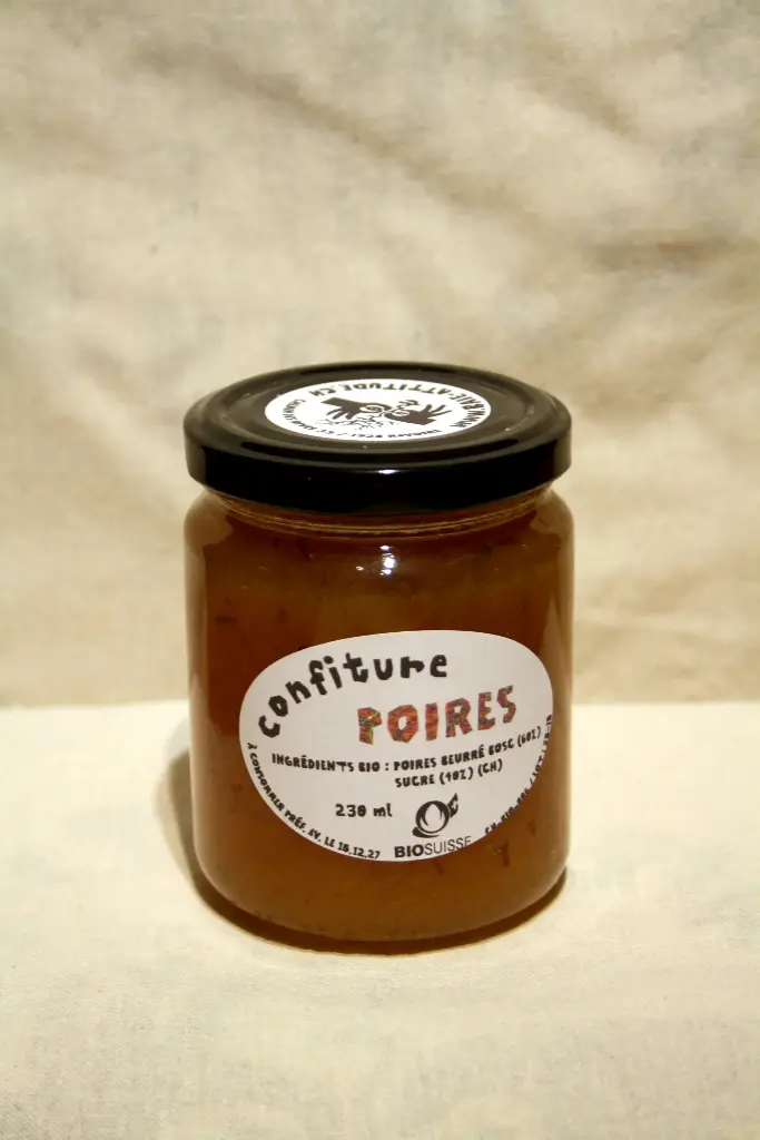 Confiture de poires (230 ml)