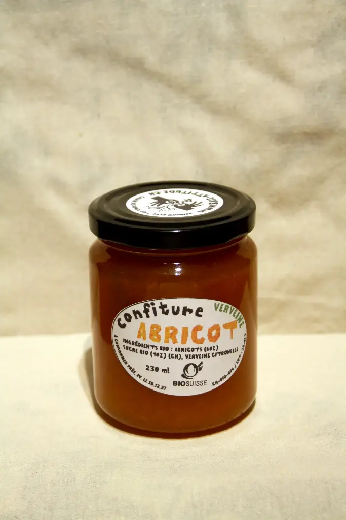Confiture d'abricot à la verveine (230 ml)