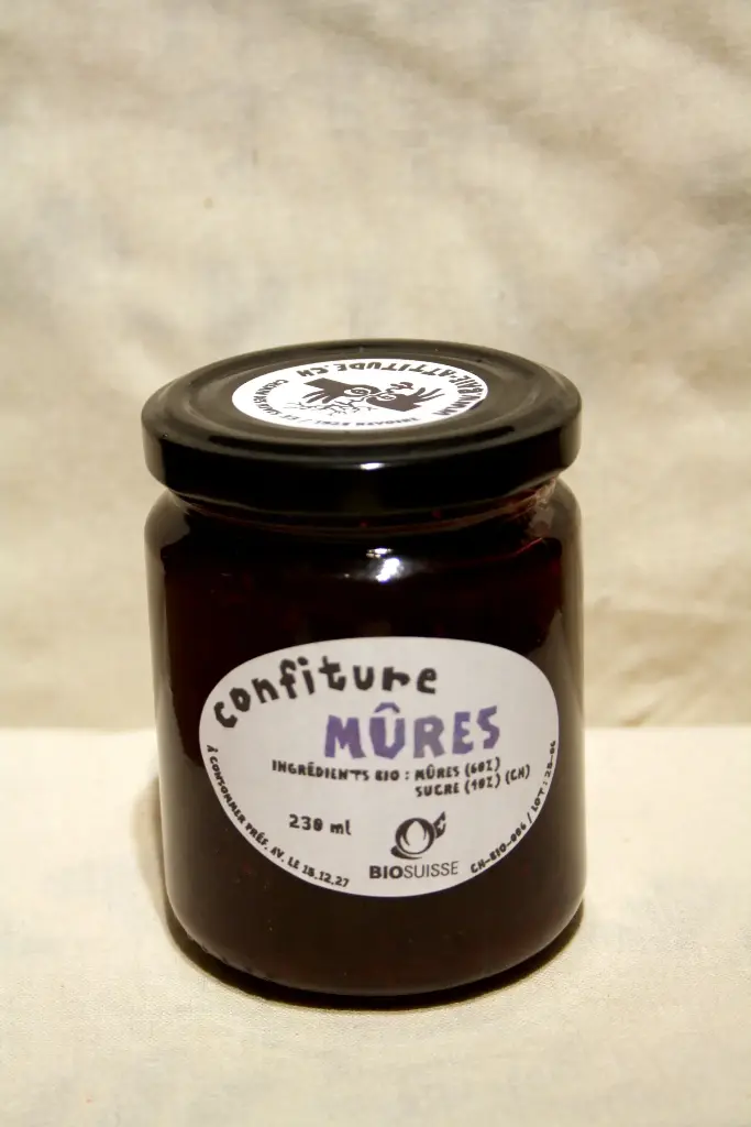 Confiture de mûres (230 ml) 